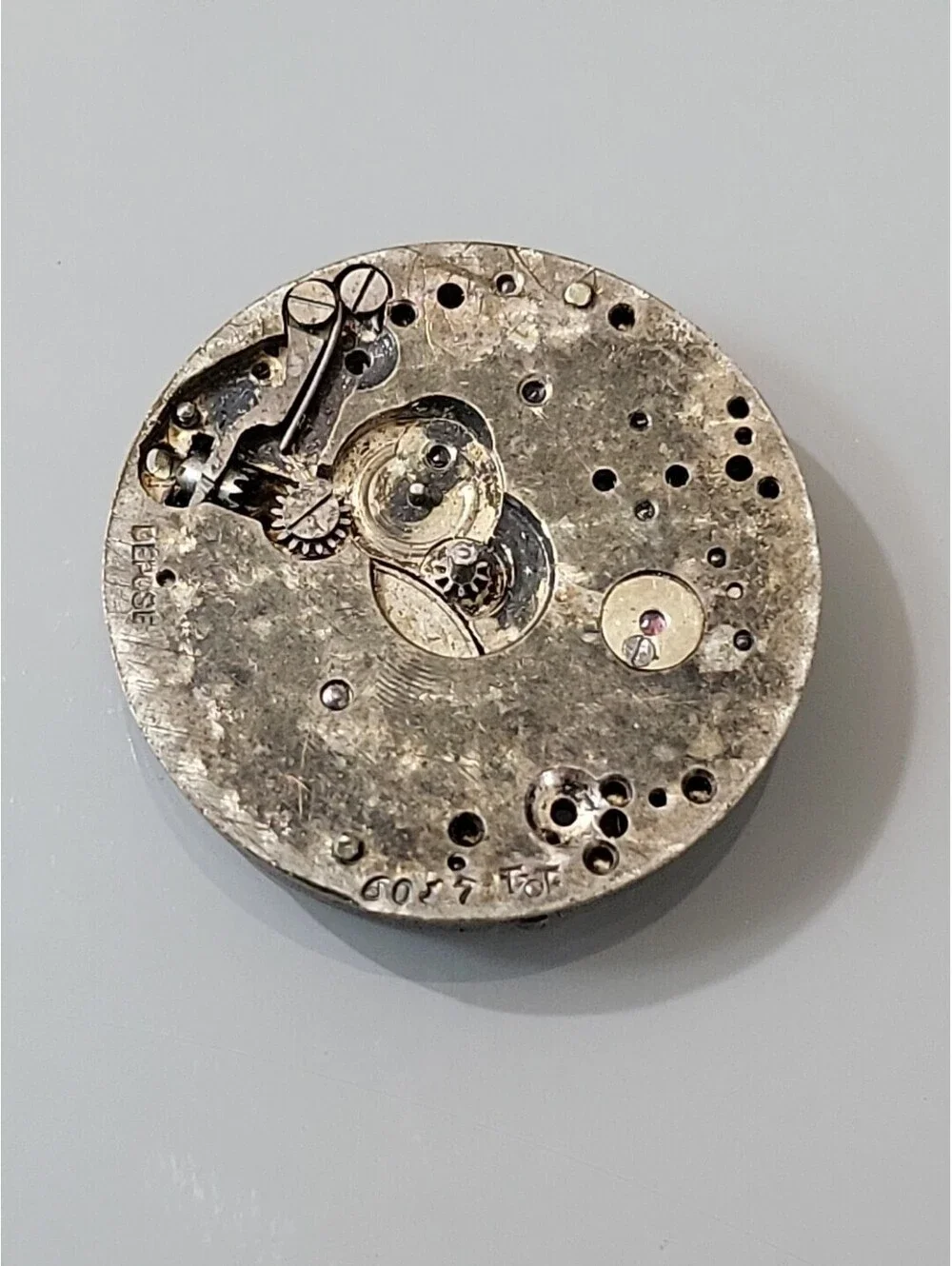 Landeron Swiss watch movement 22mm For Parts Or Repairs 6017 14 Bepose As Is L71